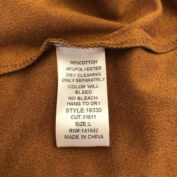 Camel faux suede dress - Picture 7 of 7